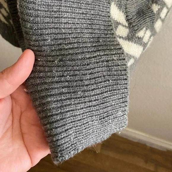 Love By Design Grey & Ivory Long Sleeve Cardigan L - Picture 8 of 8